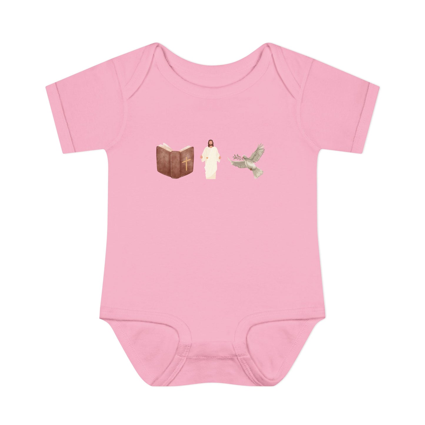 Bible God Dove Baby Onesie