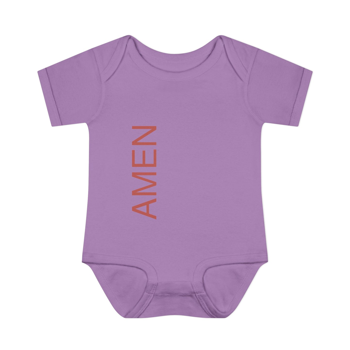 Red AMEN Baby Onesie