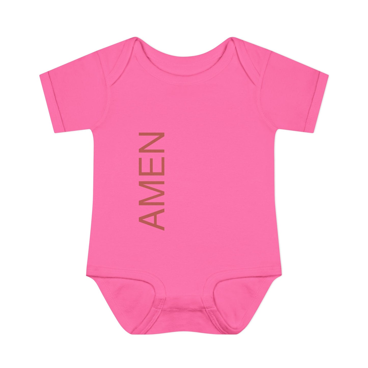 Red AMEN Baby Onesie