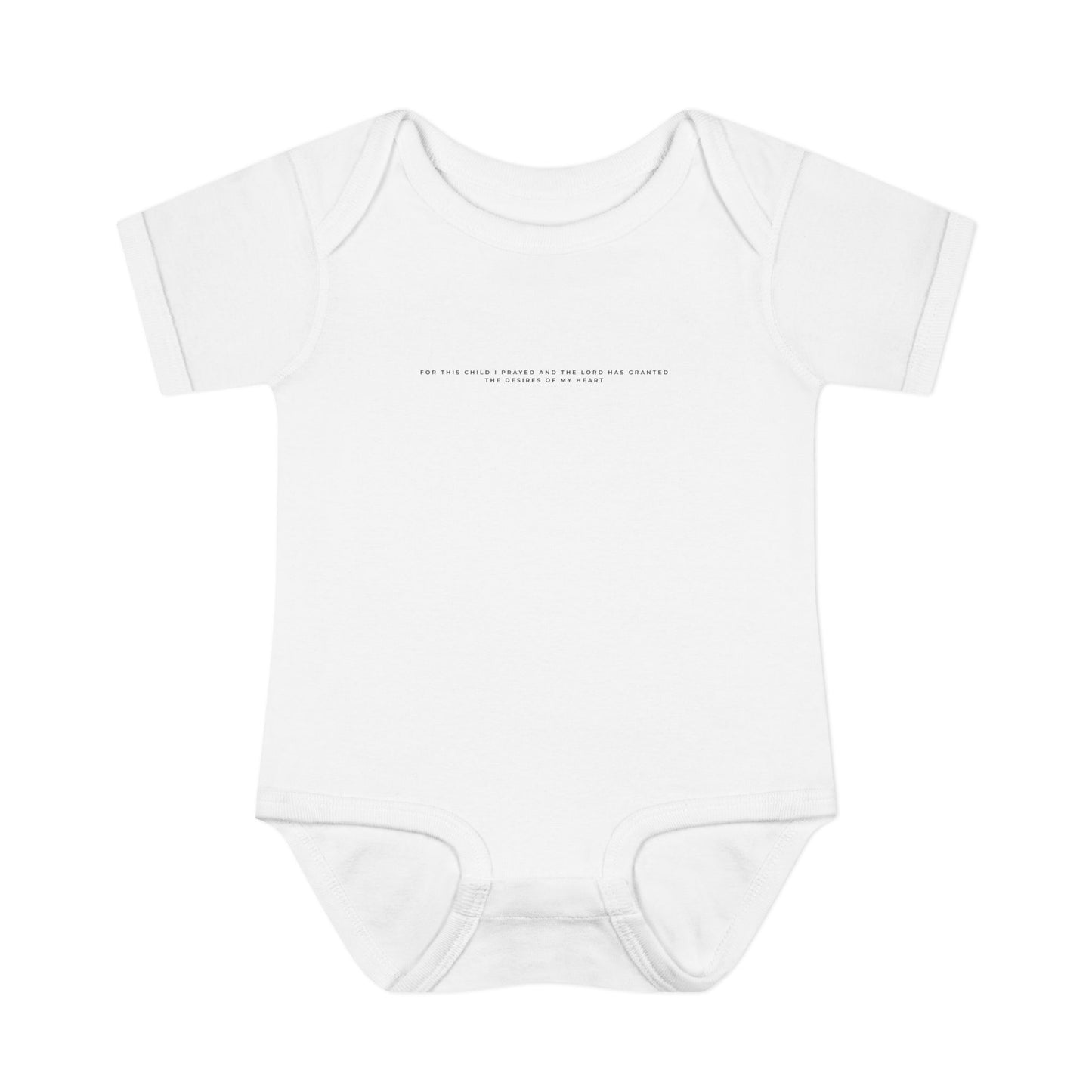 For this Child I prayed Minimalistic Baby Onesie