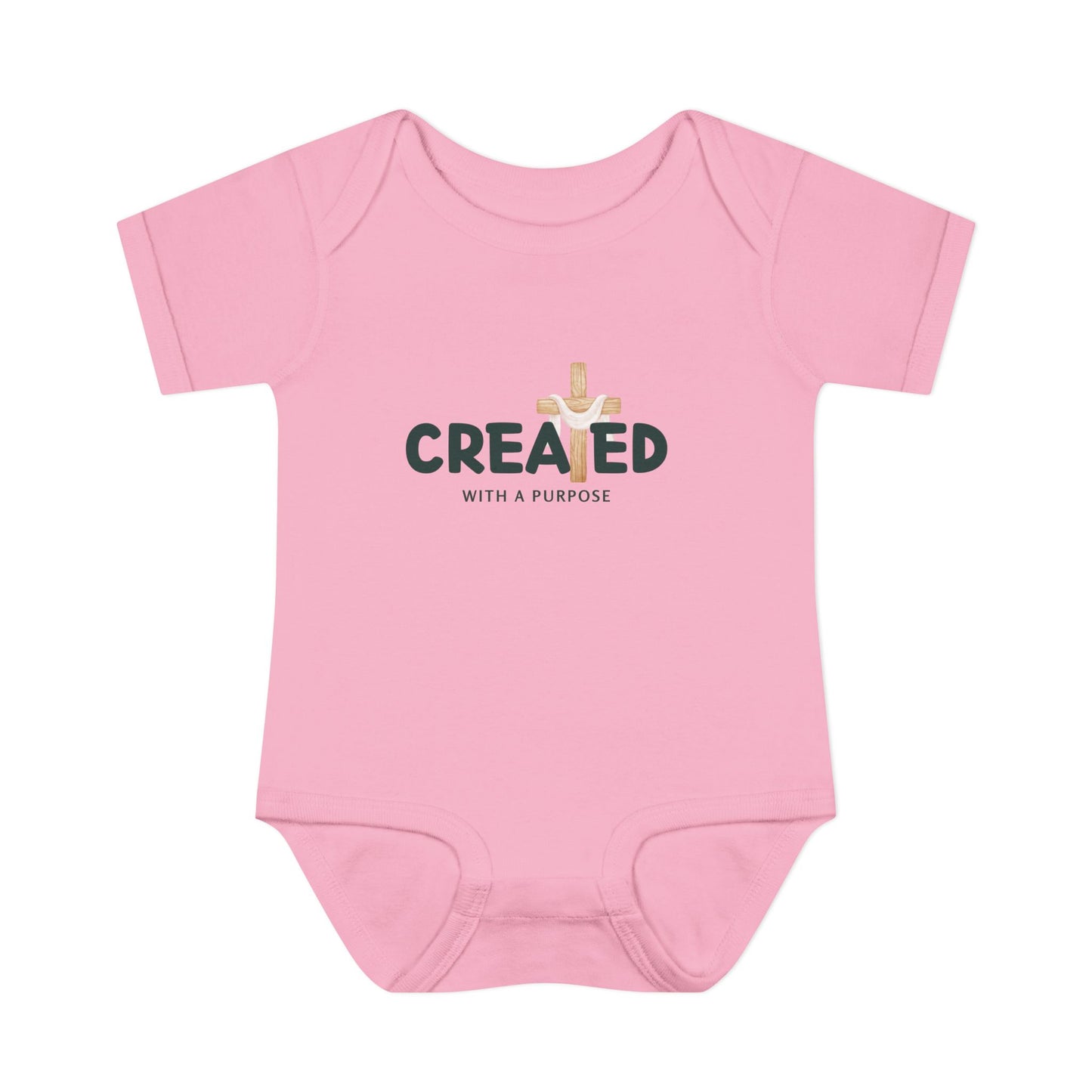 Created With A Purpose X Baby Onesie