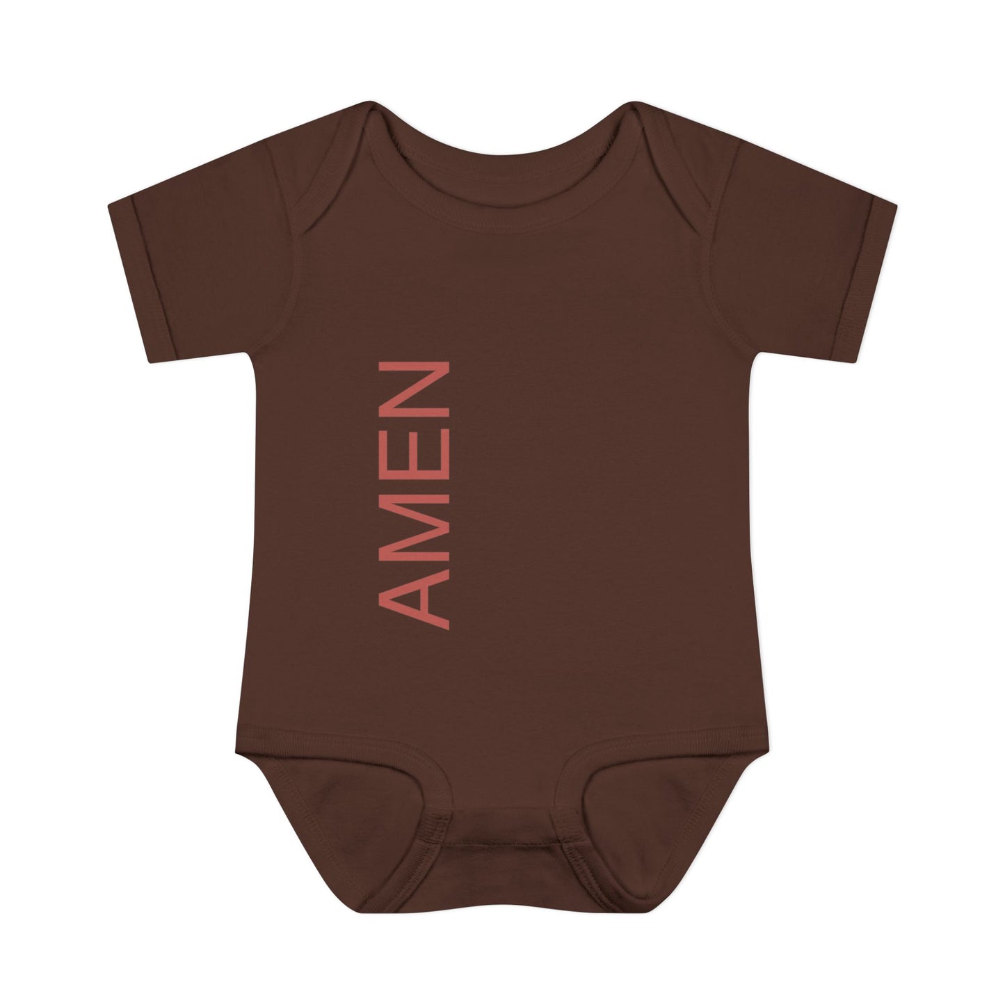 Red AMEN Baby Onesie