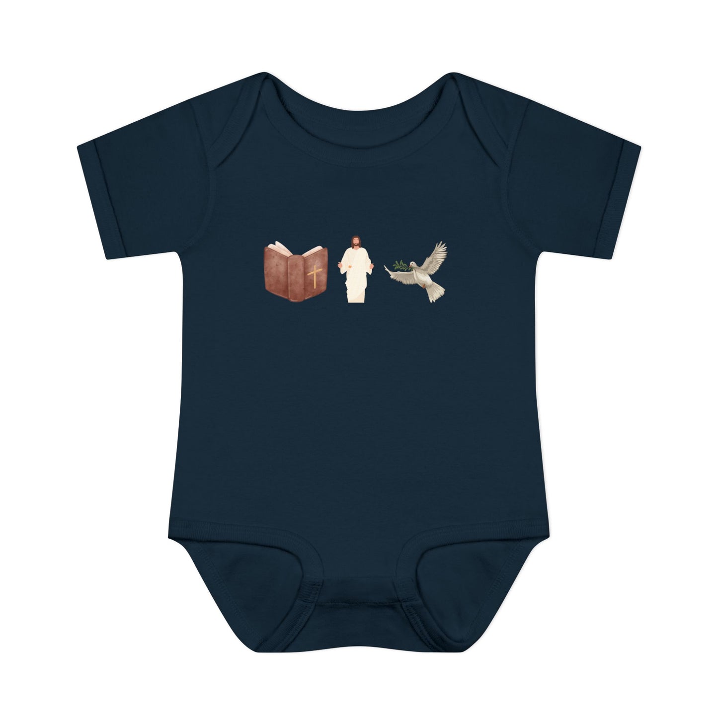 Bible God Dove Baby Onesie