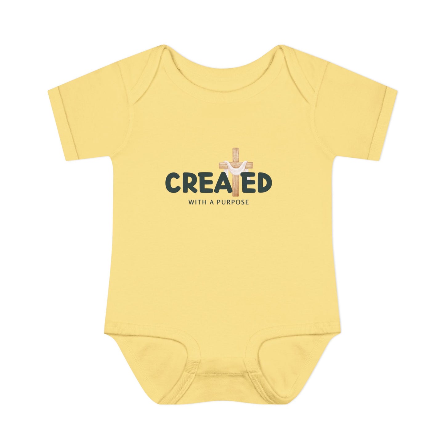 Created With A Purpose X Baby Onesie