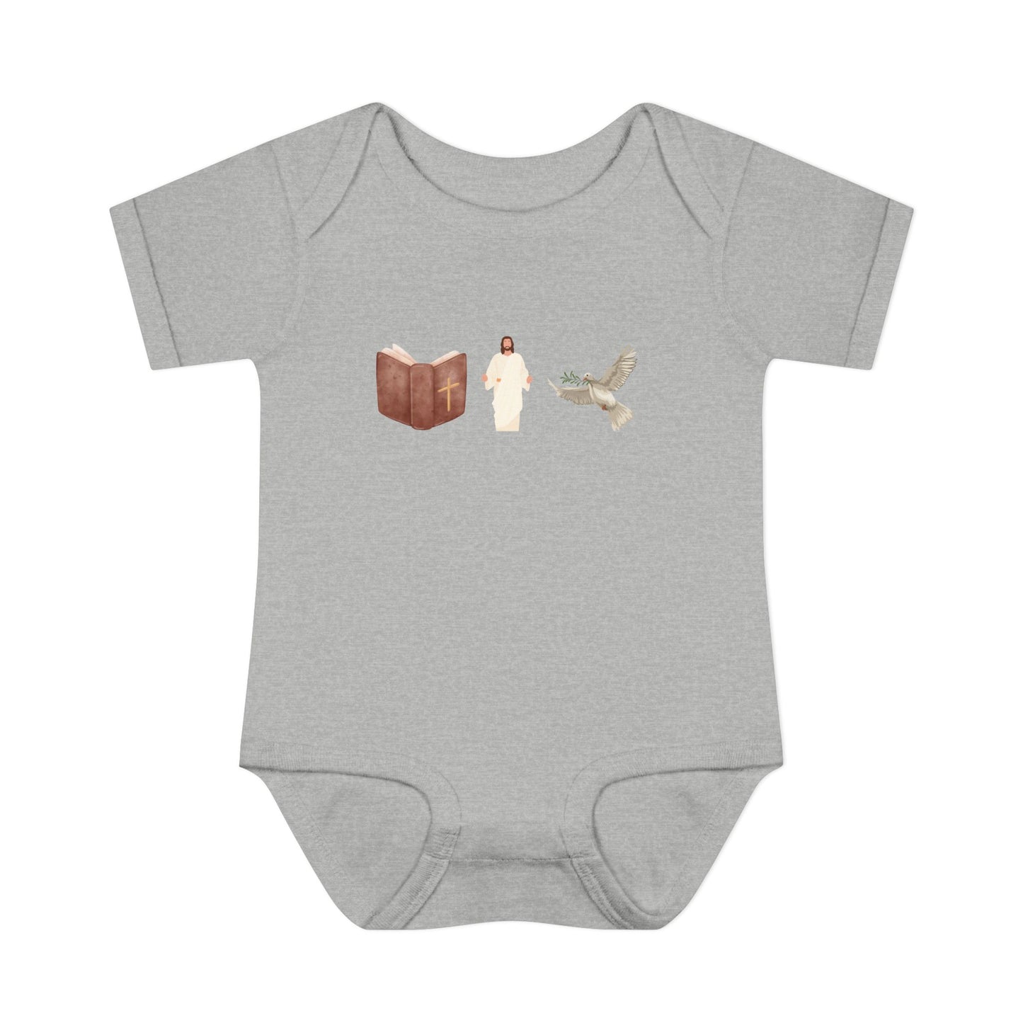 Bible God Dove Baby Onesie