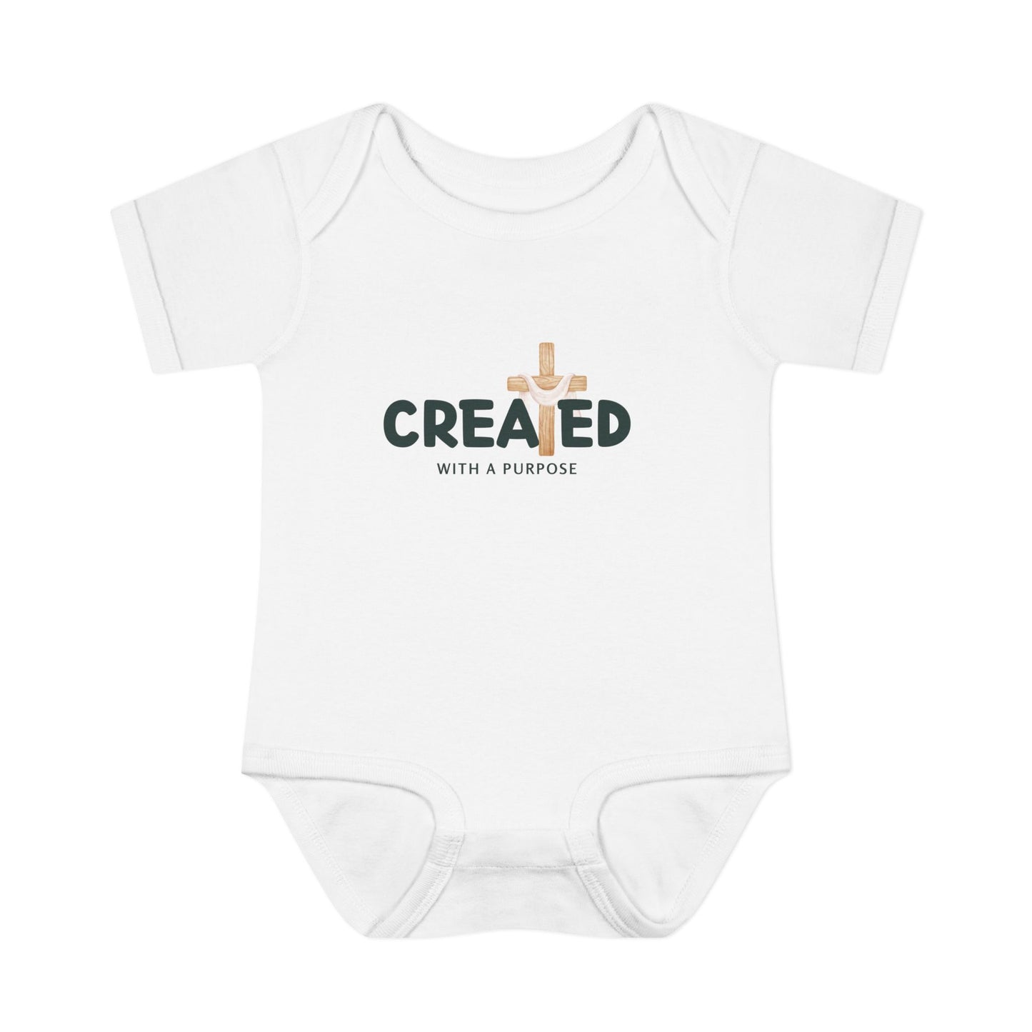 Created With A Purpose X Baby Onesie