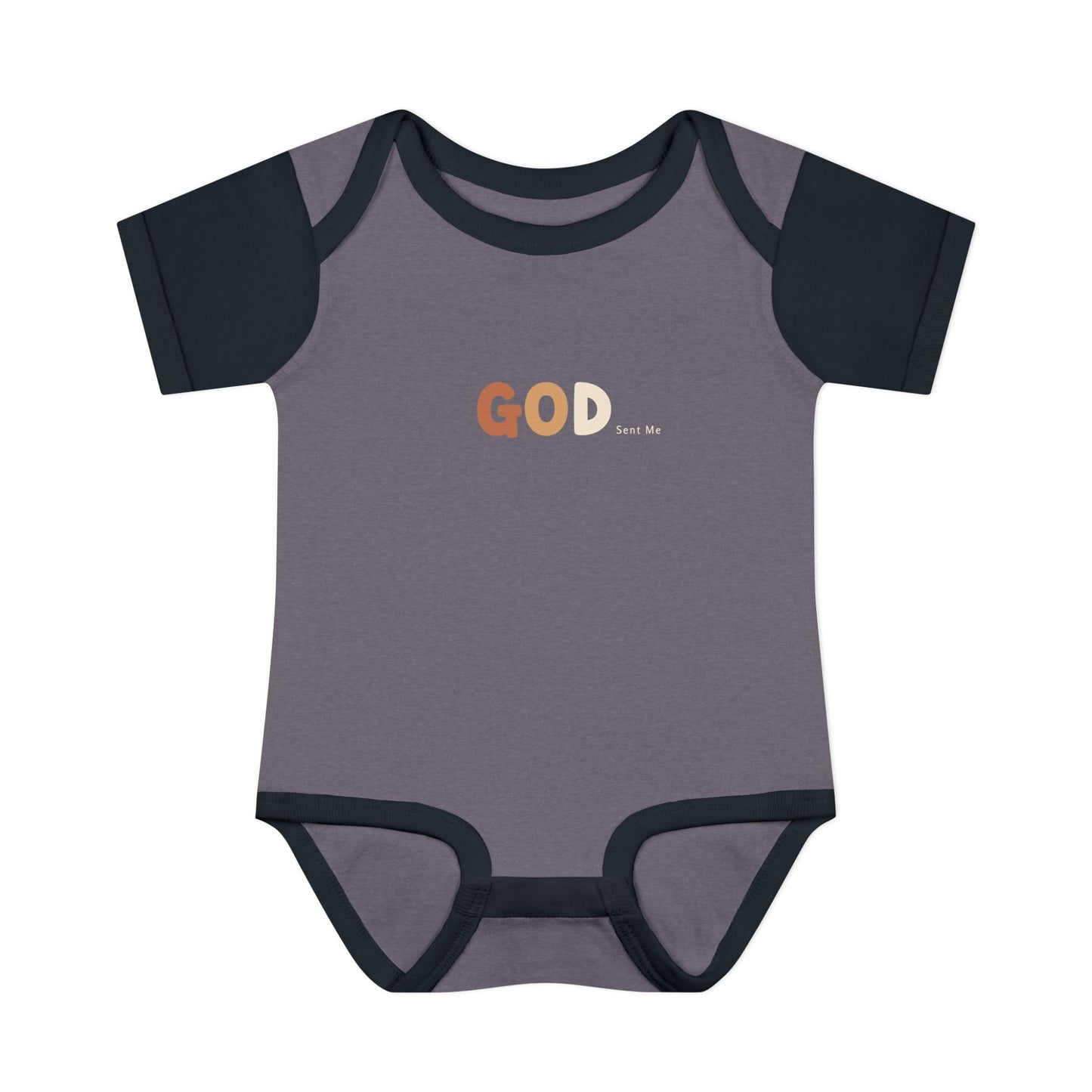 God Sent Me Earth Tones Baby Onesie