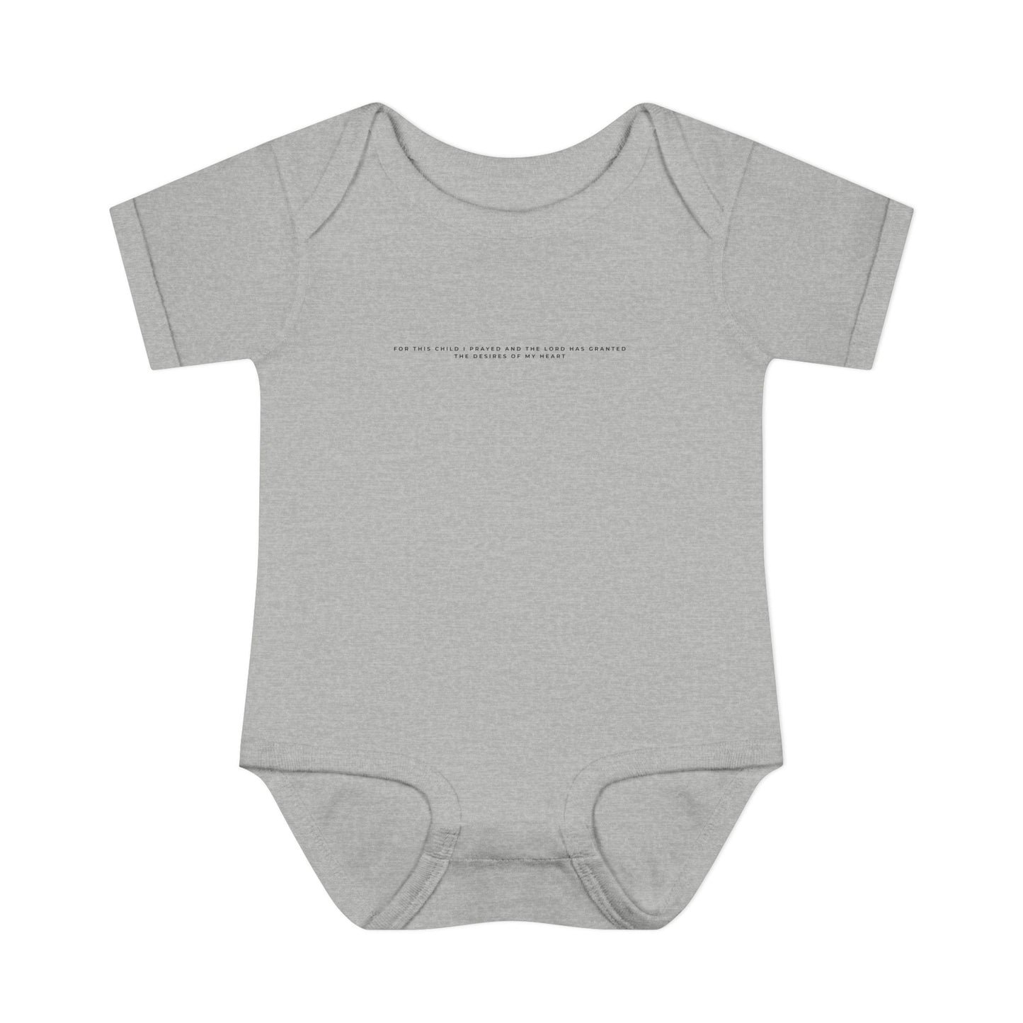 For this Child I prayed Minimalistic Baby Onesie