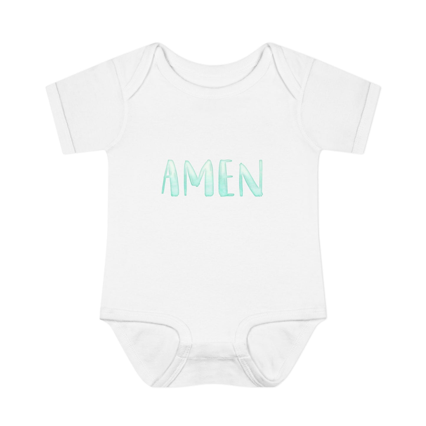 Green Amen Baby Onesie