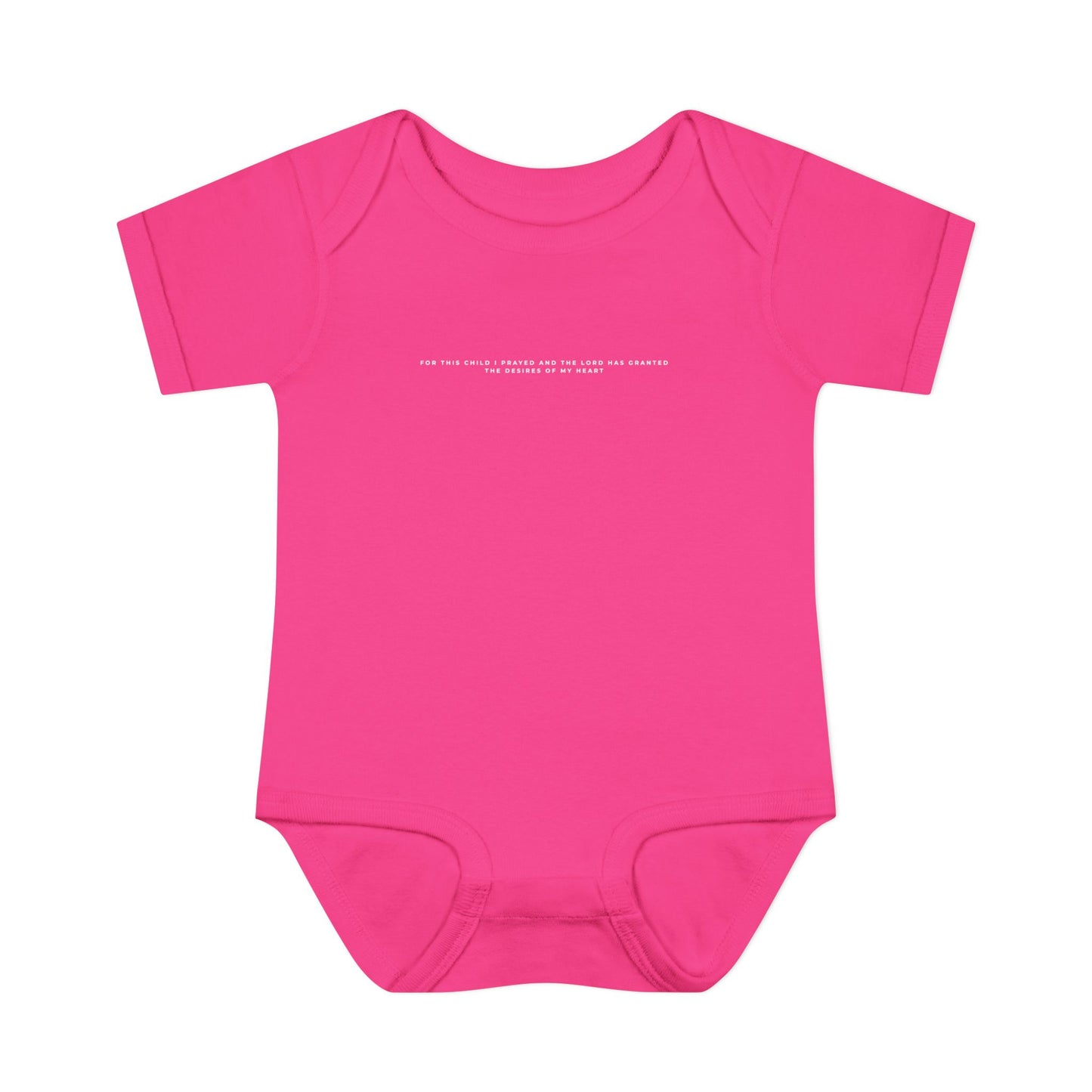 For this Child I prayed Minimalistic Baby Onesie