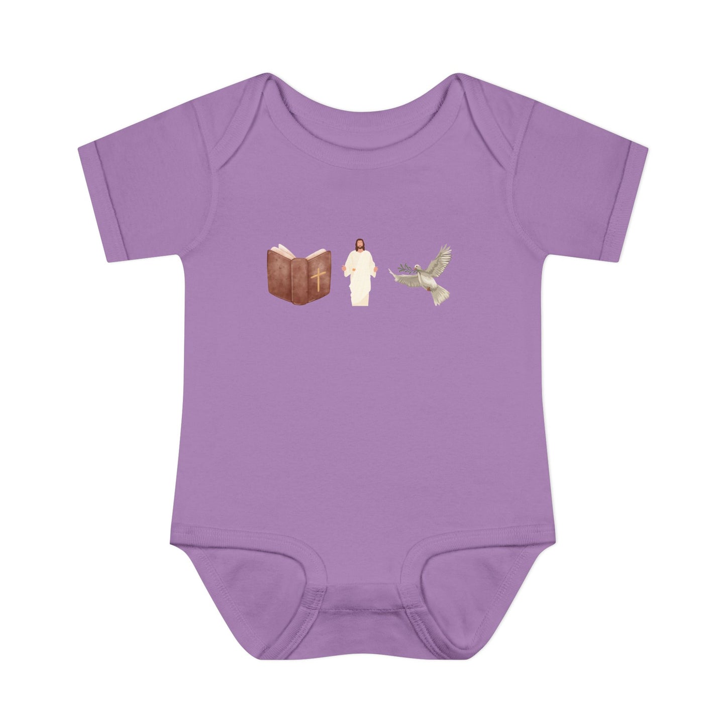 Bible God Dove Baby Onesie