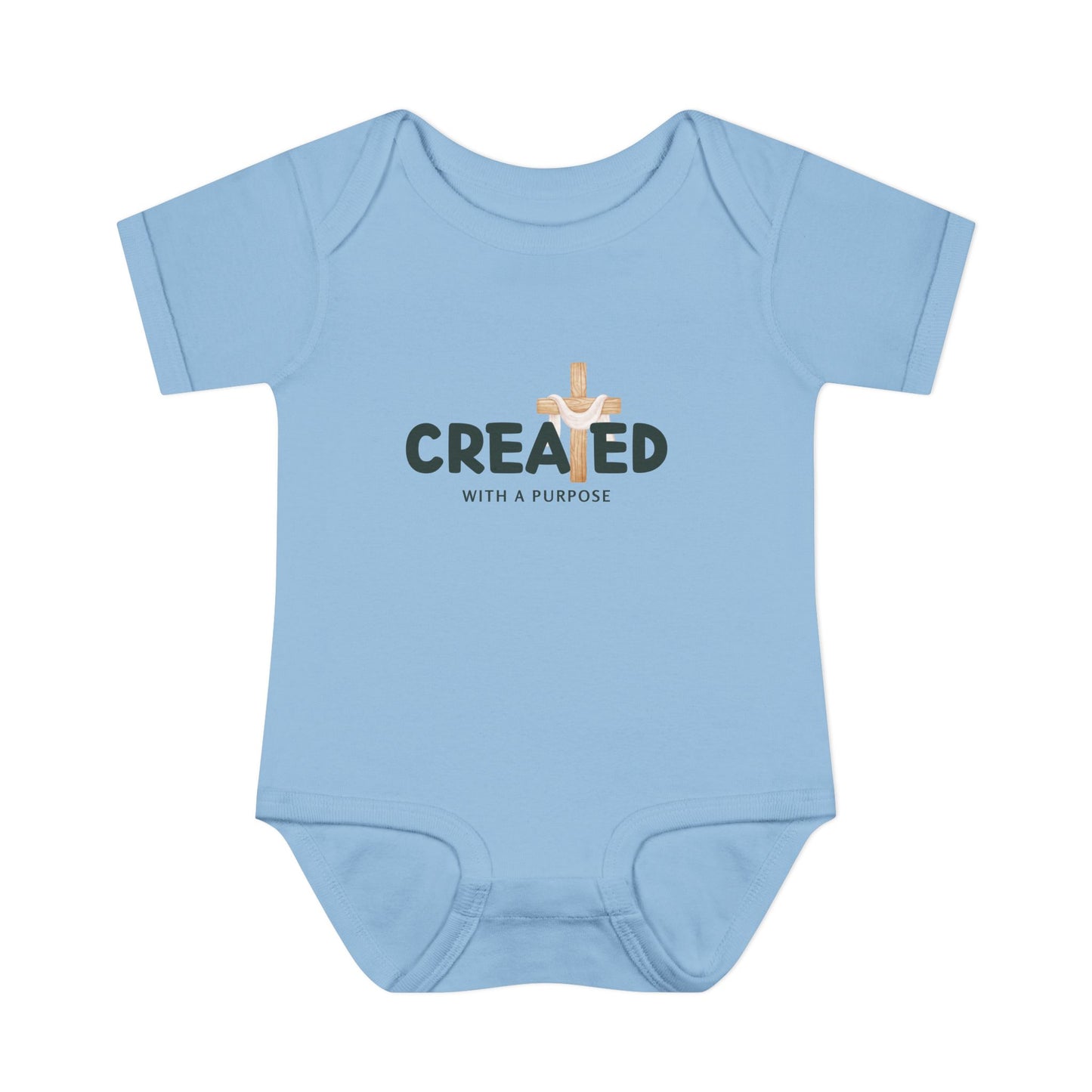 Created With A Purpose X Baby Onesie