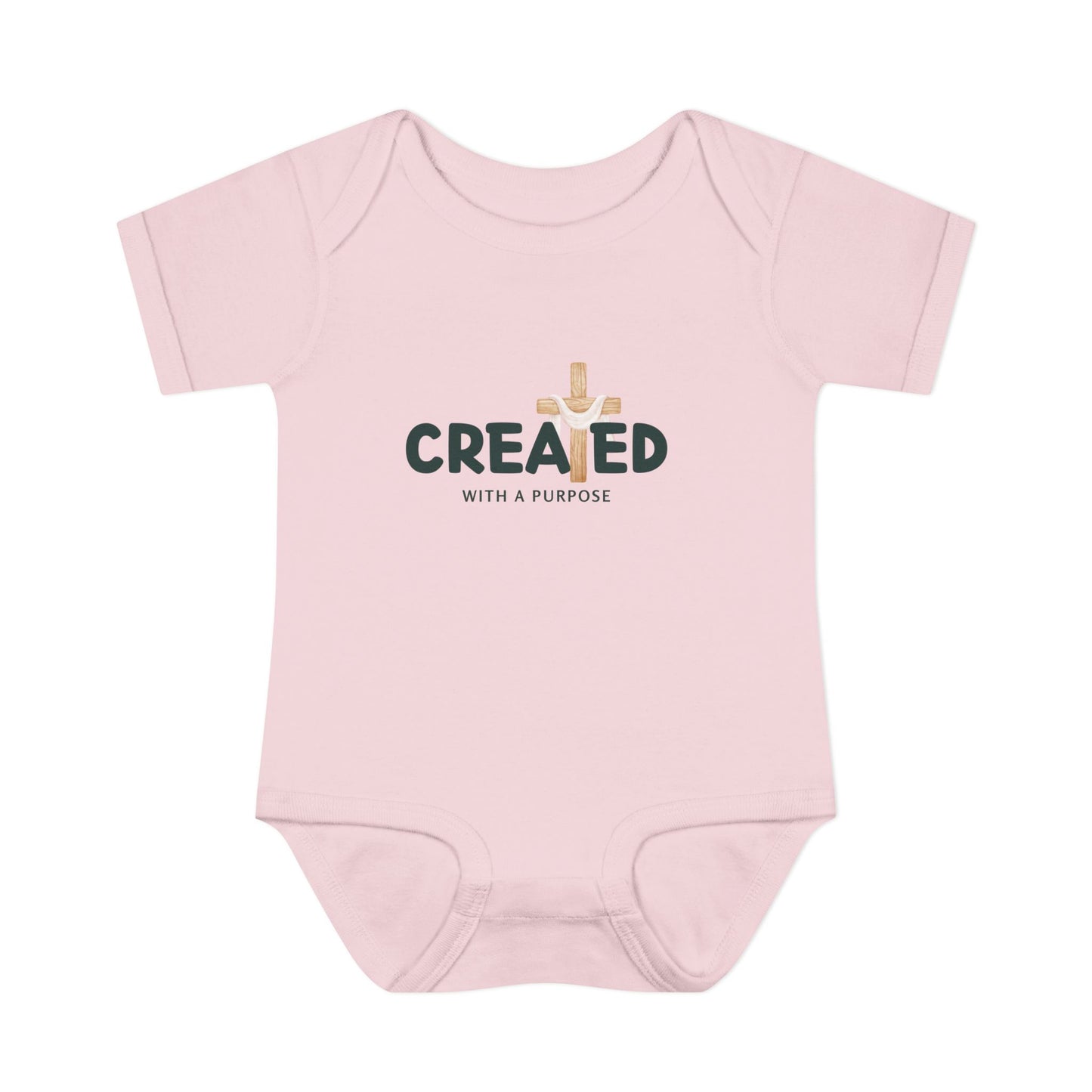 Created With A Purpose X Baby Onesie
