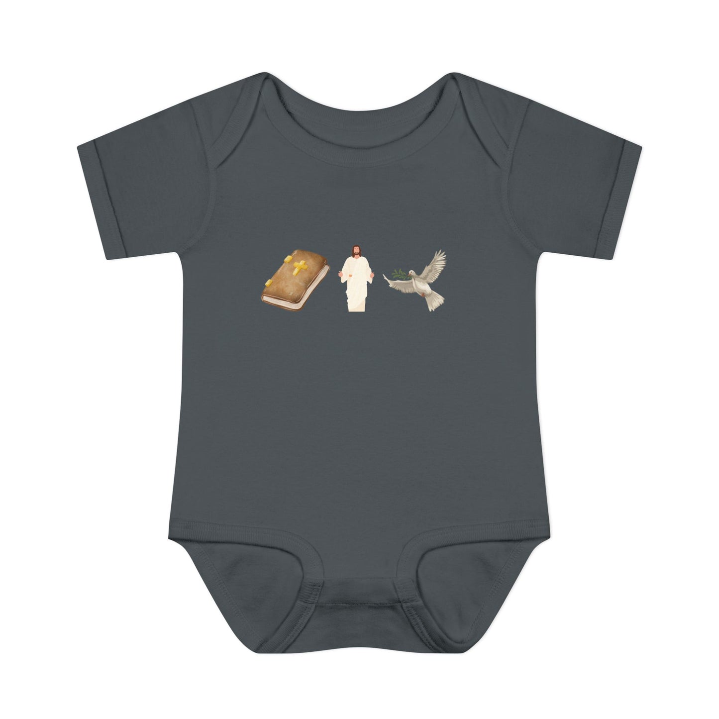 Bible God Dove Baby Onesie