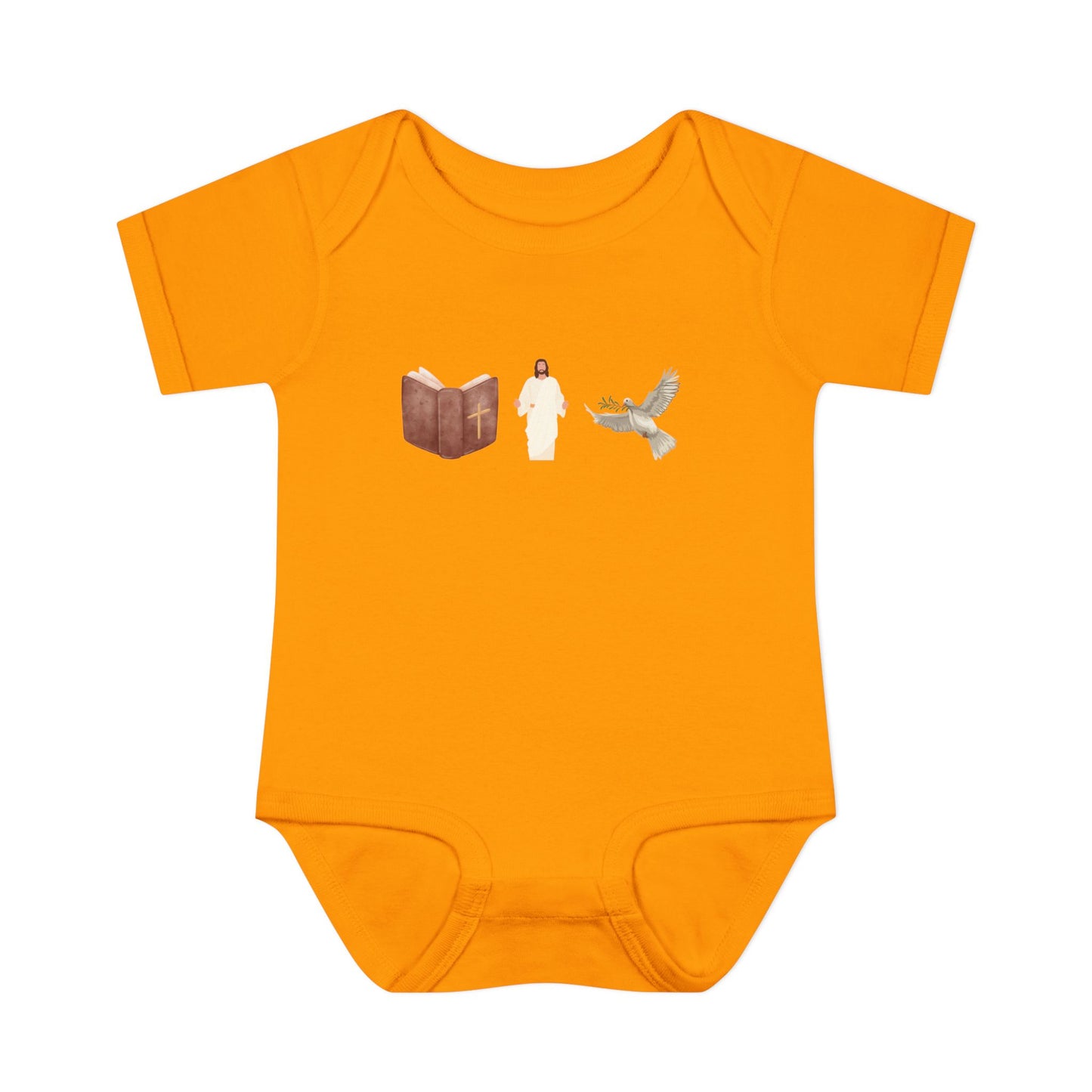 Bible God Dove Baby Onesie