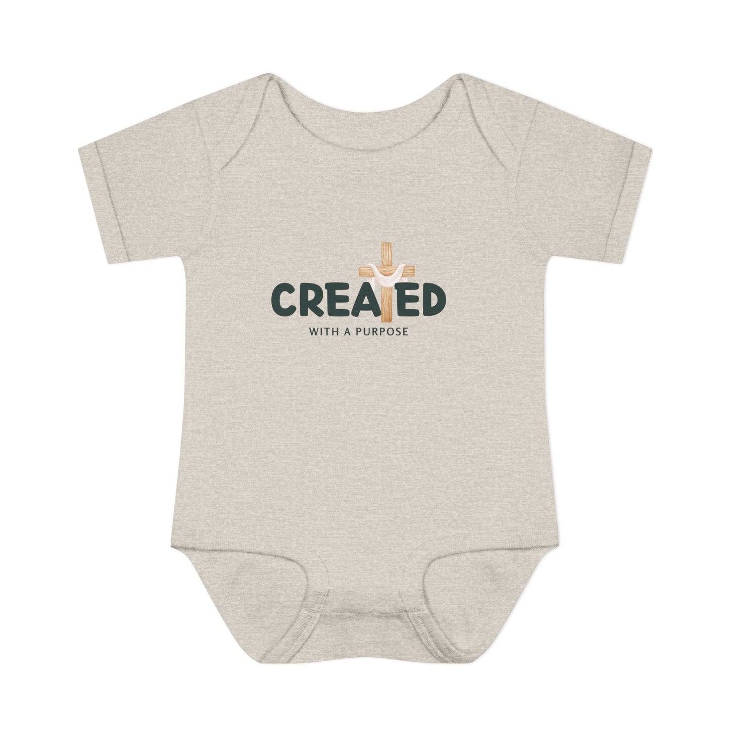 Created With A Purpose X Baby Onesie