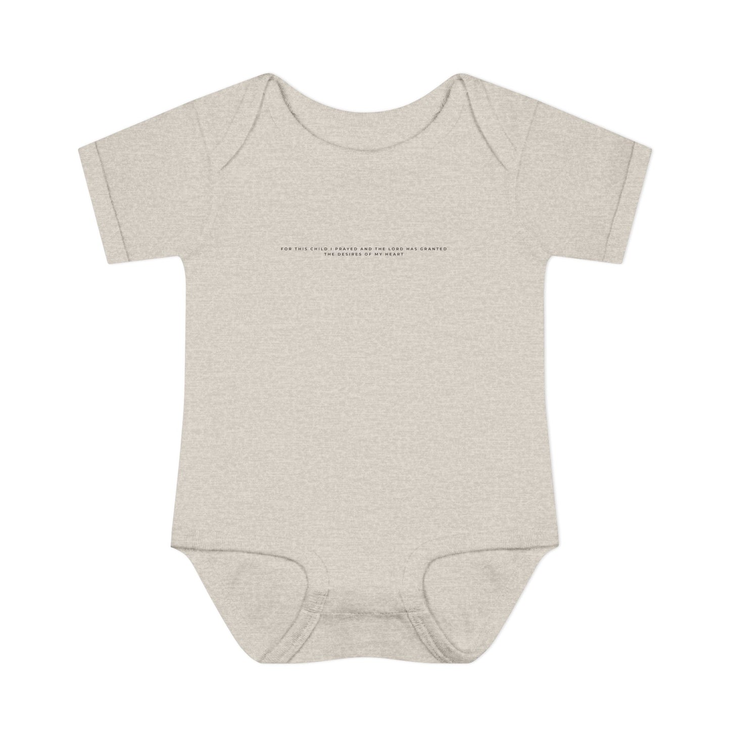 For this Child I prayed Minimalistic Baby Onesie