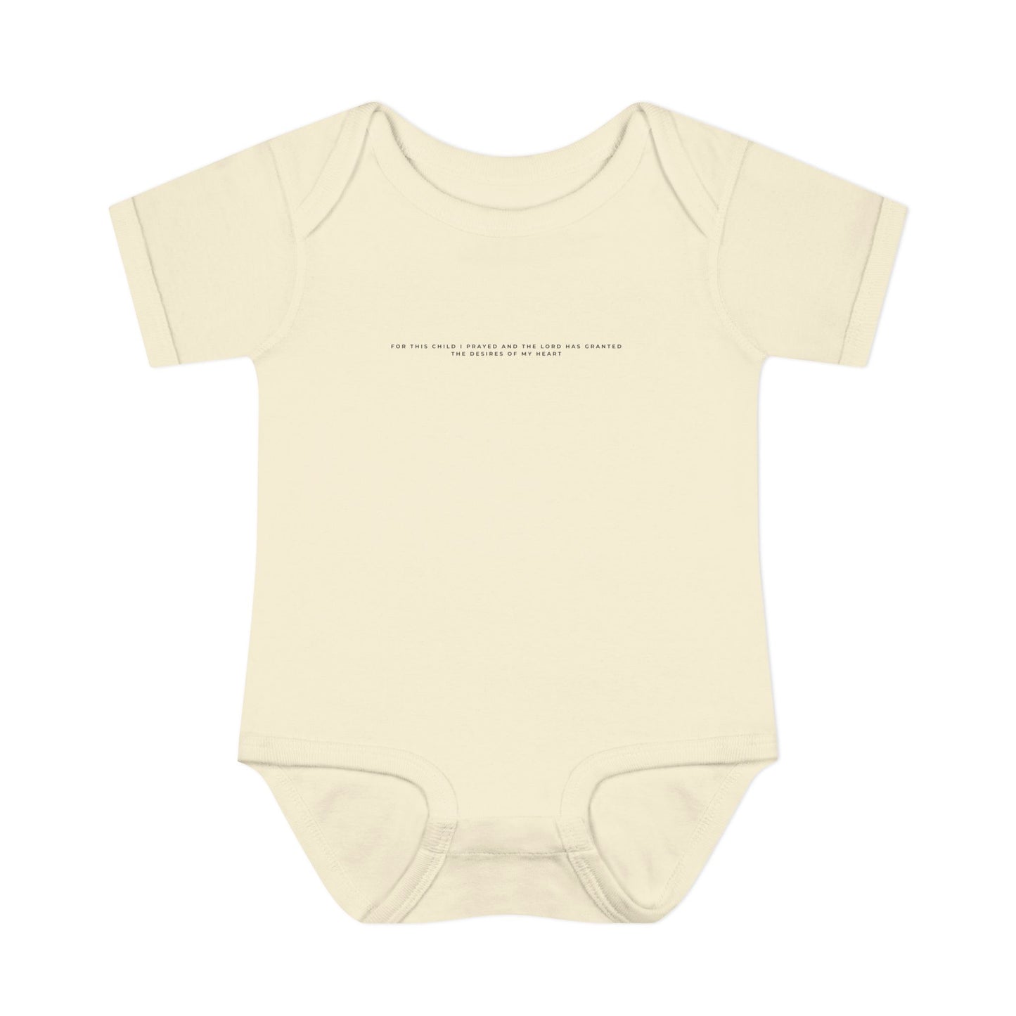 For this Child I prayed Minimalistic Baby Onesie