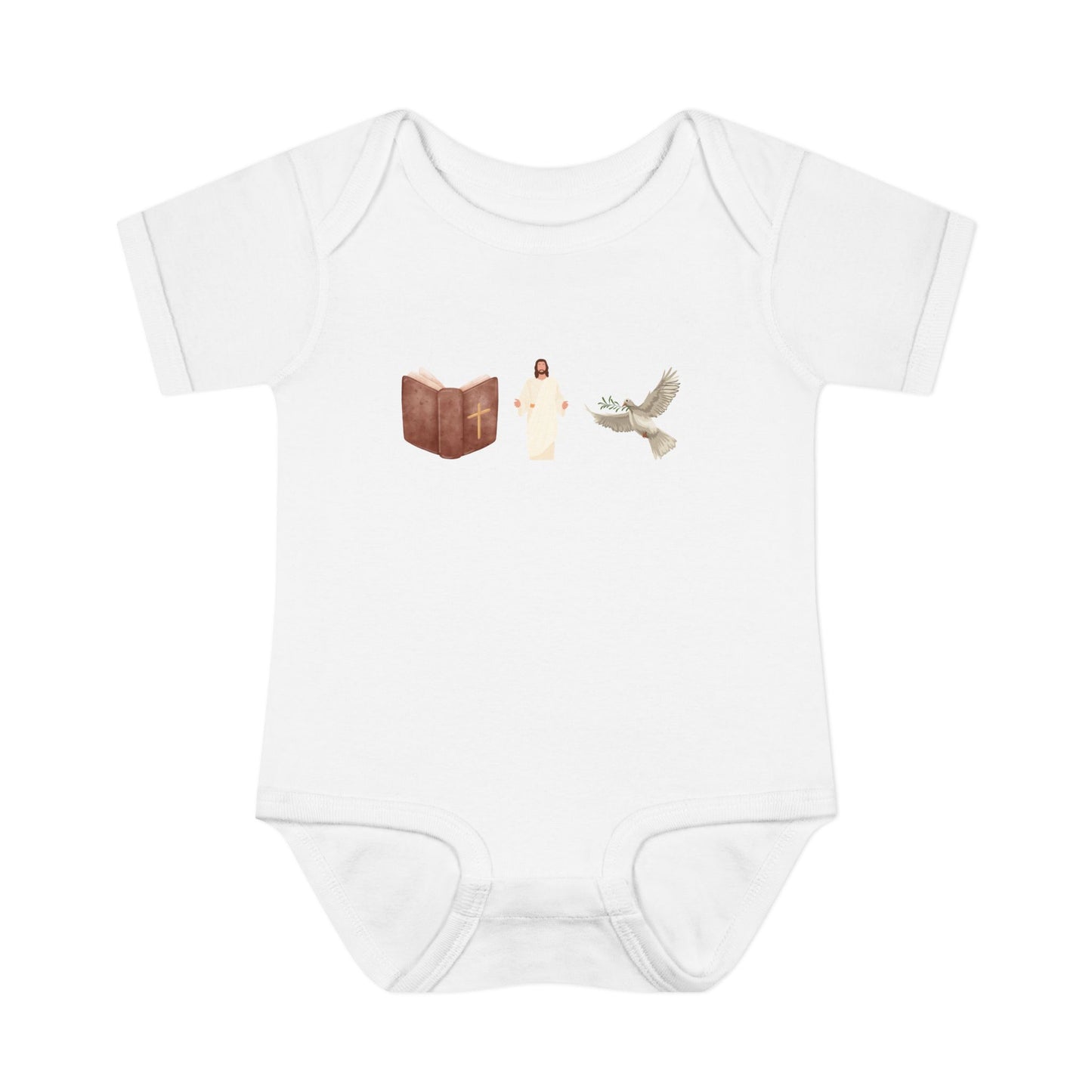 Bible God Dove Baby Onesie