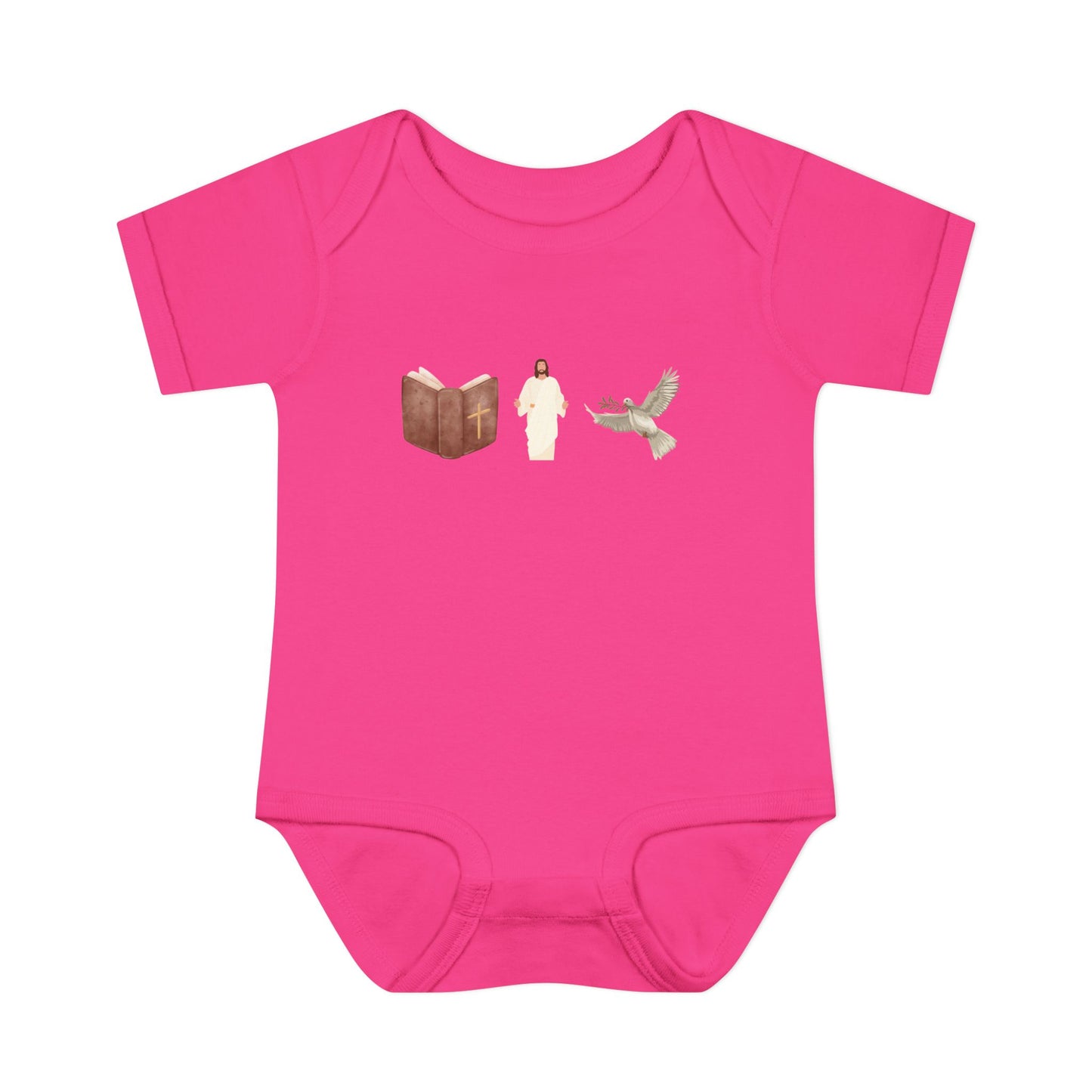 Bible God Dove Baby Onesie
