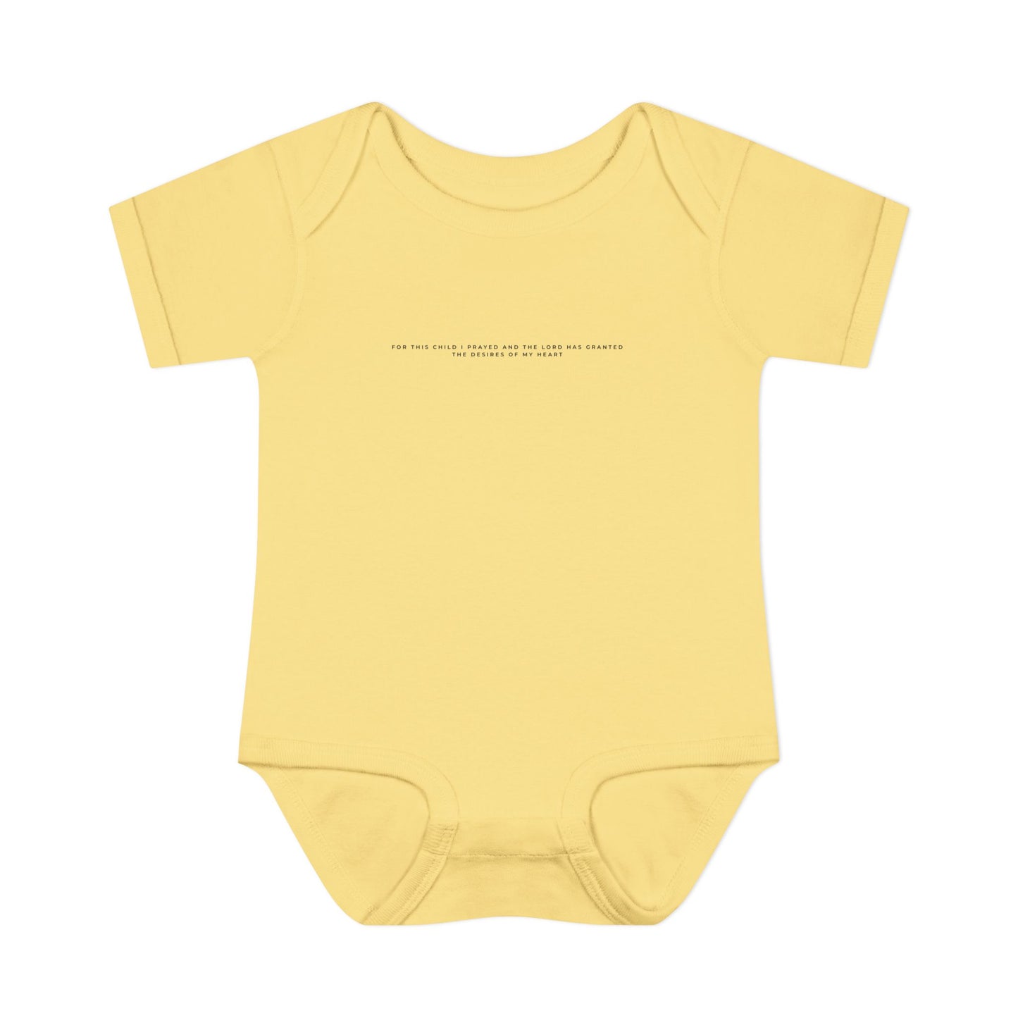 For this Child I prayed Minimalistic Baby Onesie