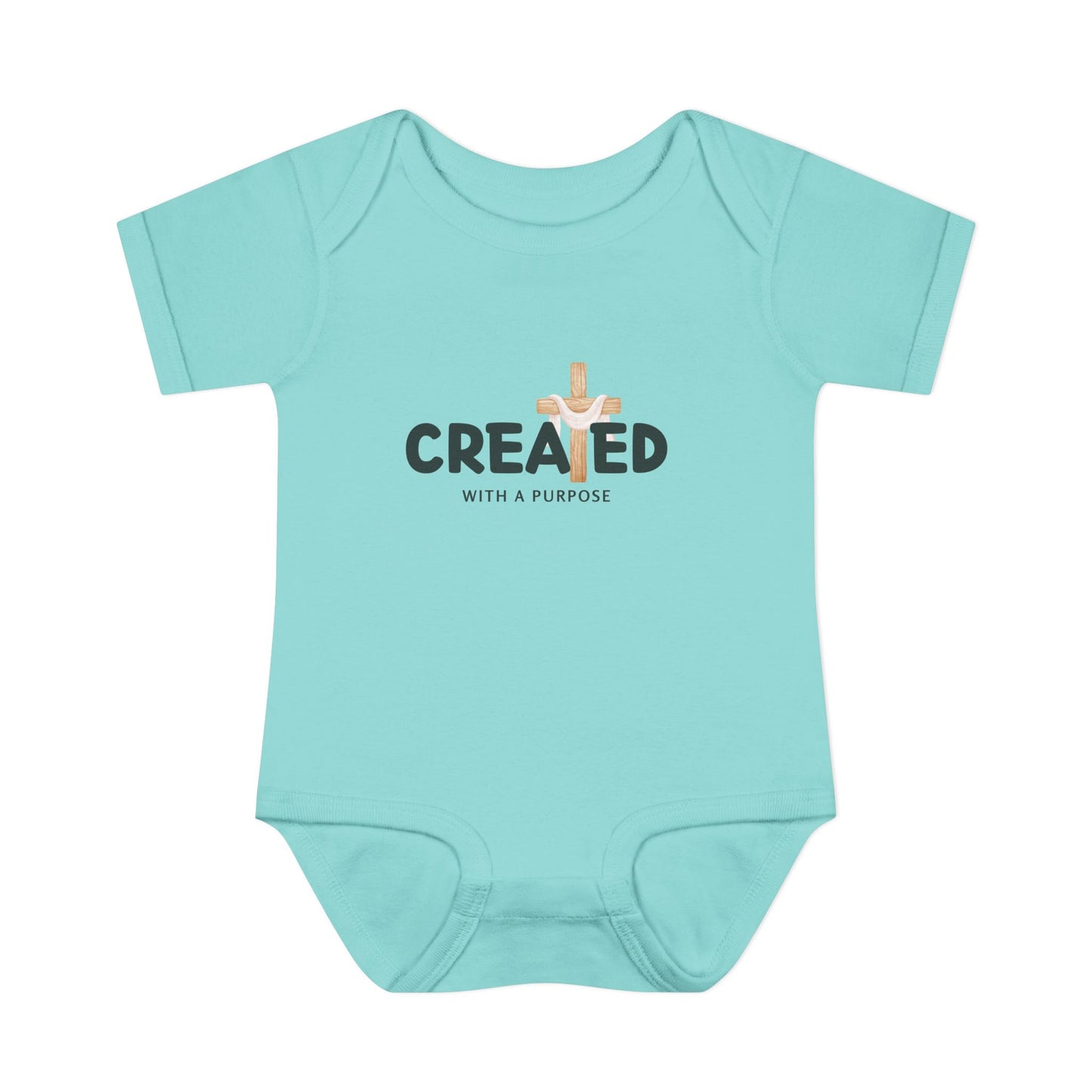 Created With A Purpose X Baby Onesie