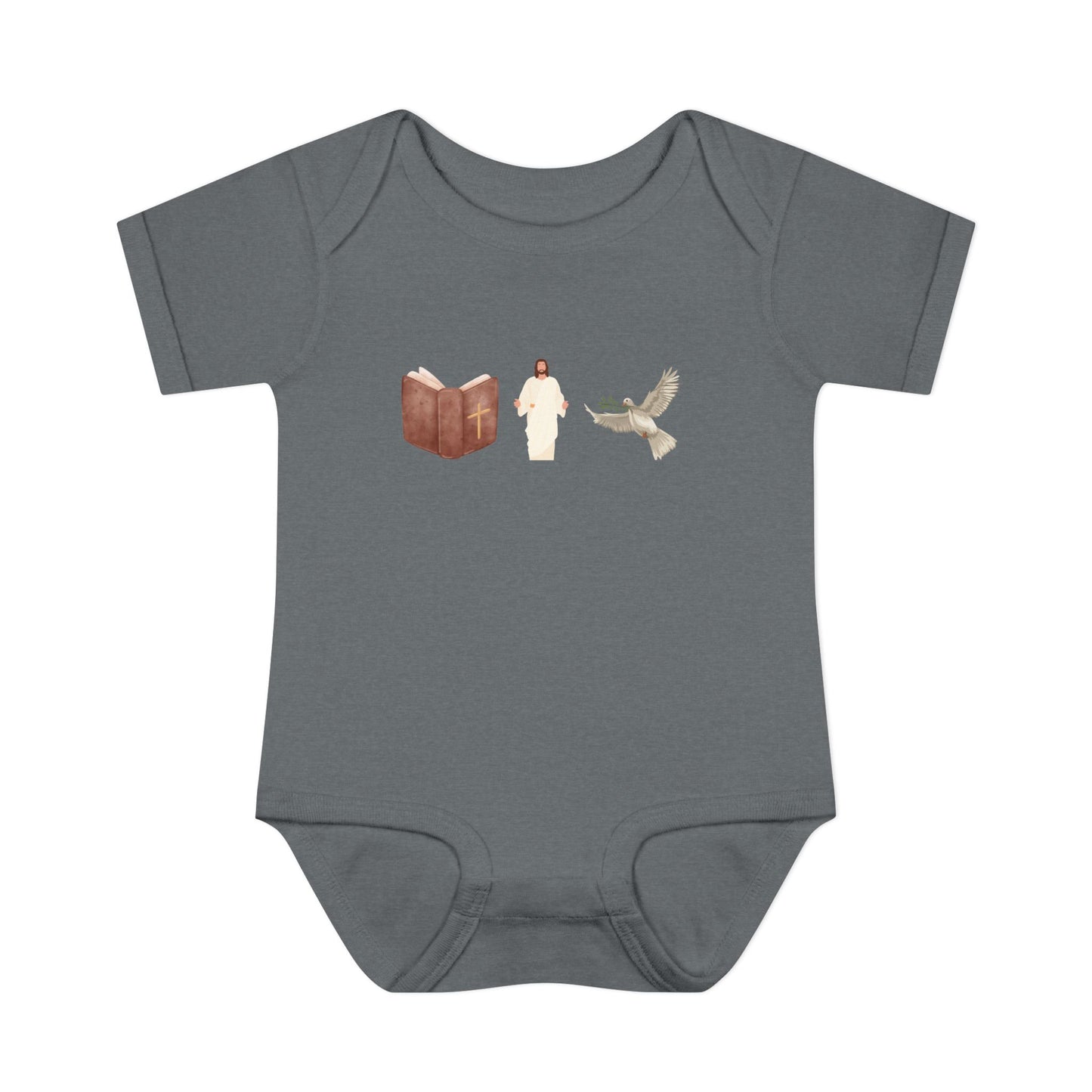 Bible God Dove Baby Onesie