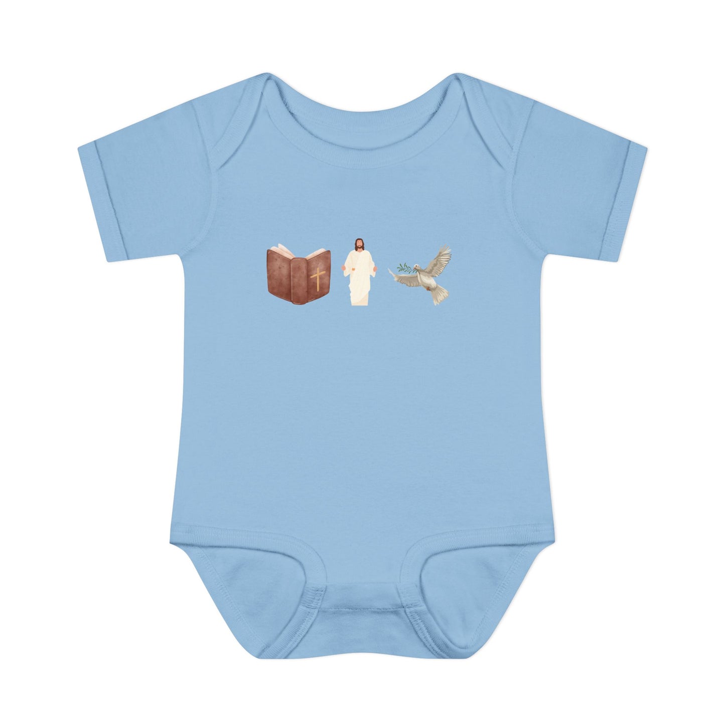 Bible God Dove Baby Onesie