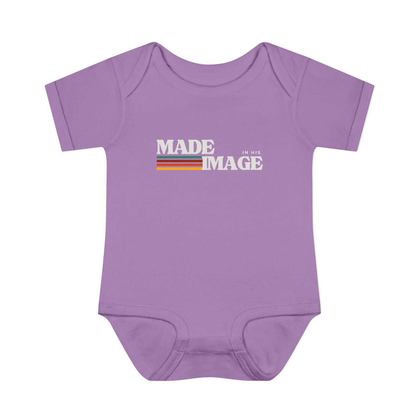 Made in His Image Rertro Baby Onesie