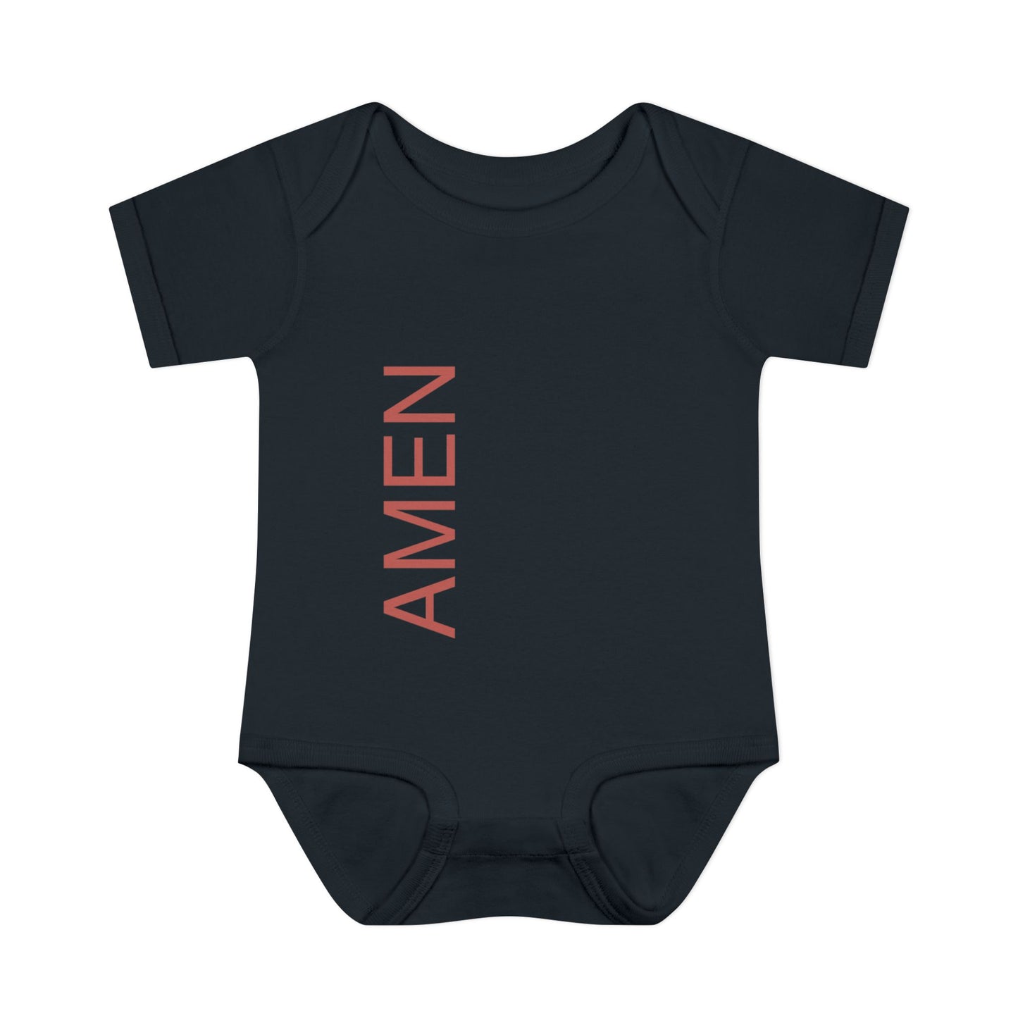Red AMEN Baby Onesie