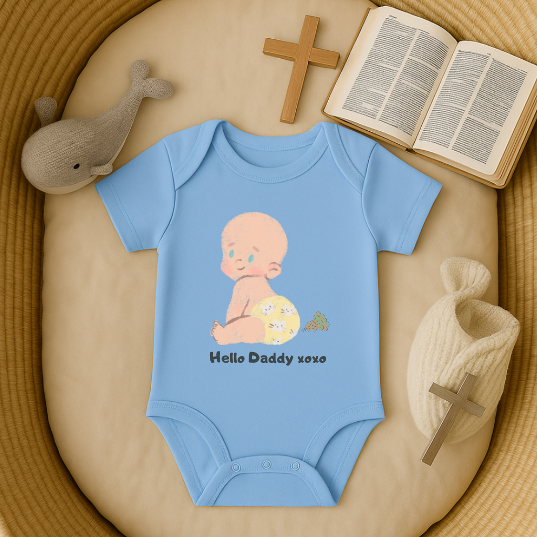 Funny Hello Daddy Baby Fart