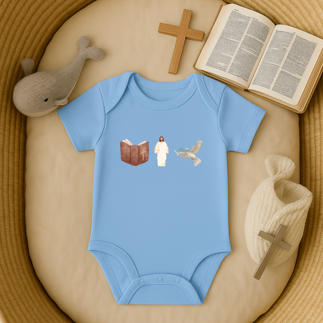 Bible God Dove Baby Onesie