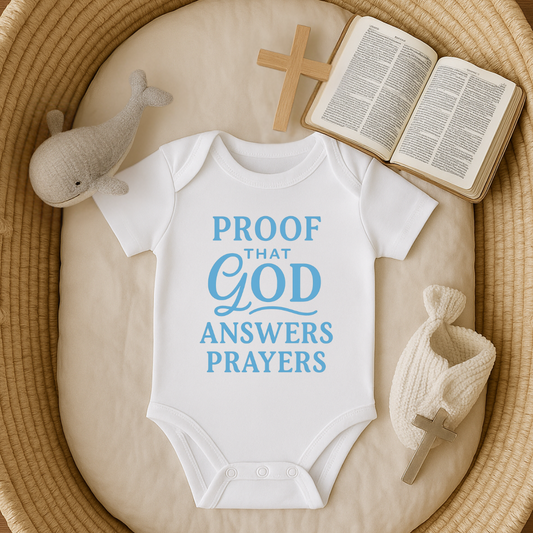 Proof That God Answers Prayers Blue