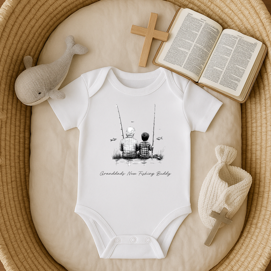 Granddad's New Little Fishing Buddy