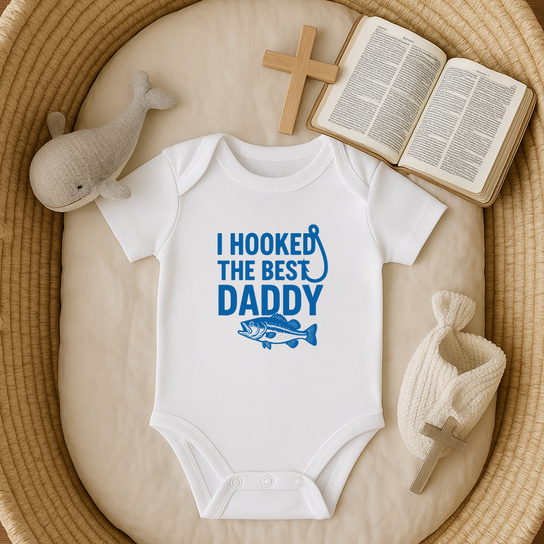 I Hooked best Daddy - Blue