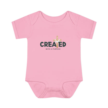 Created With A Purpose X Baby Onesie