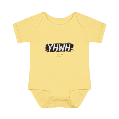 YHWH Loves Me ALways Baby Onesie