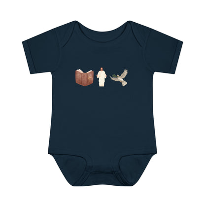 Bible God Dove Baby Onesie
