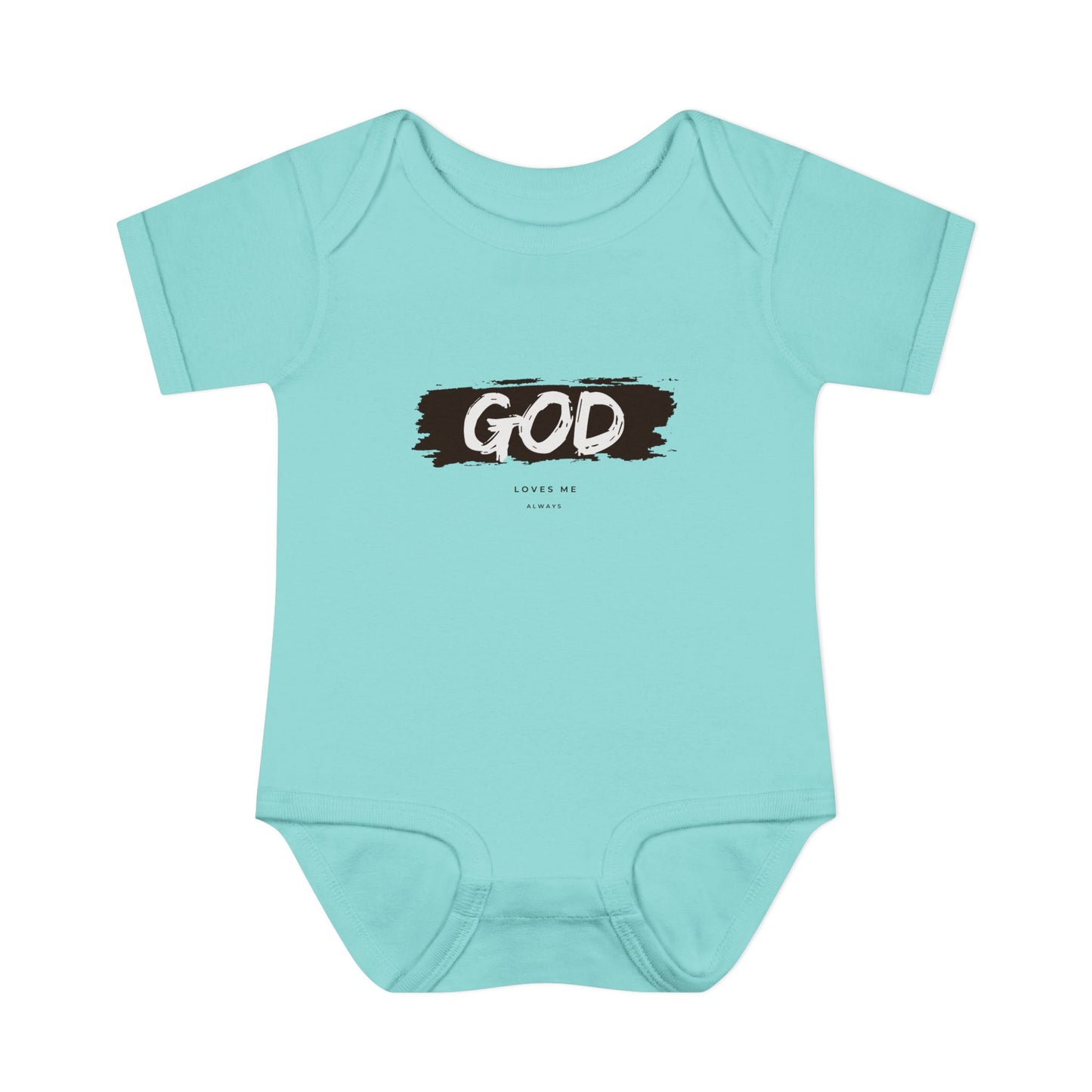 God Loves Me ALWAYS Baby Onesie