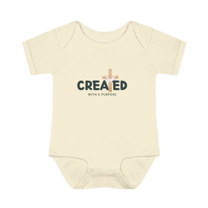 Created With A Purpose X Baby Onesie