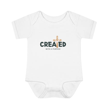 Created With A Purpose X Baby Onesie