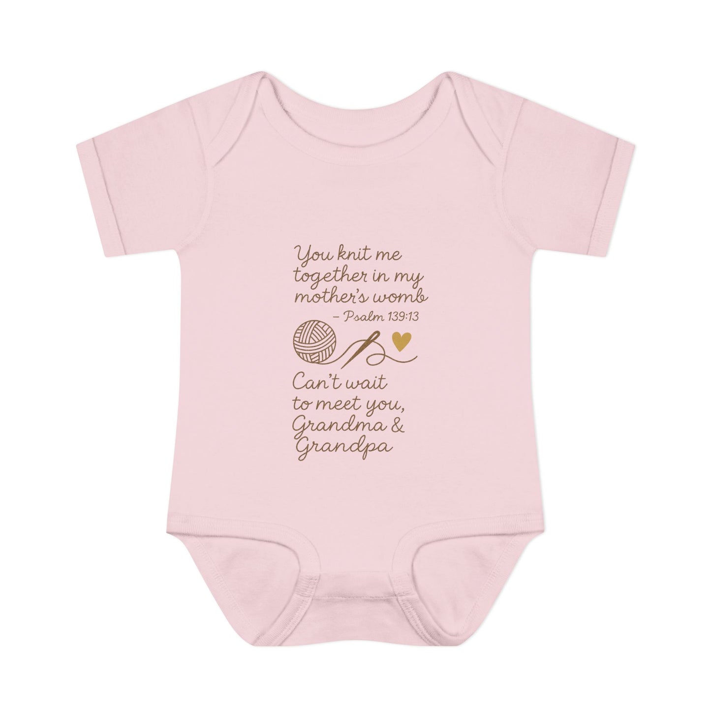 For Grandma & Grandpa - Knit me together Psalm 139:13