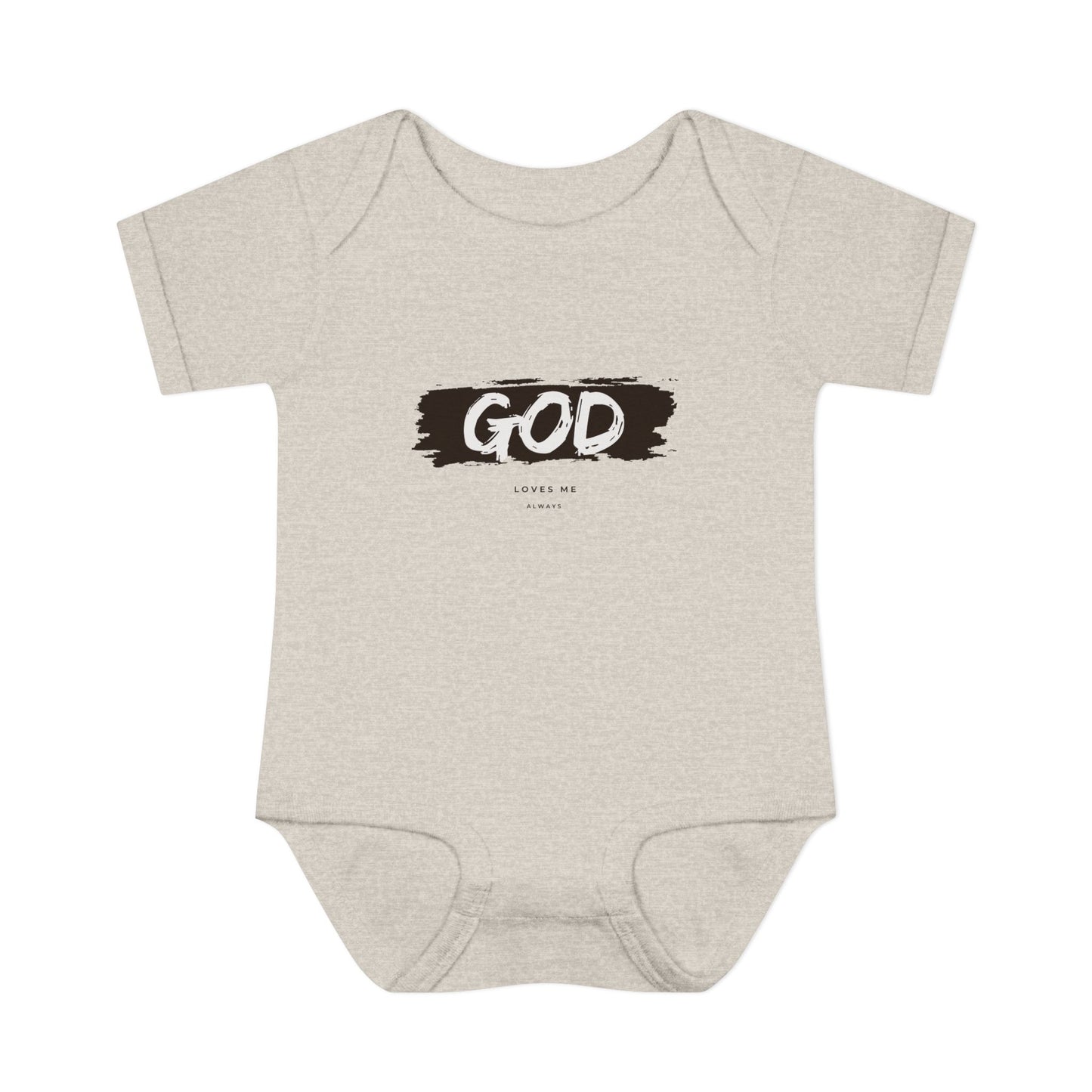God Loves Me ALWAYS Baby Onesie