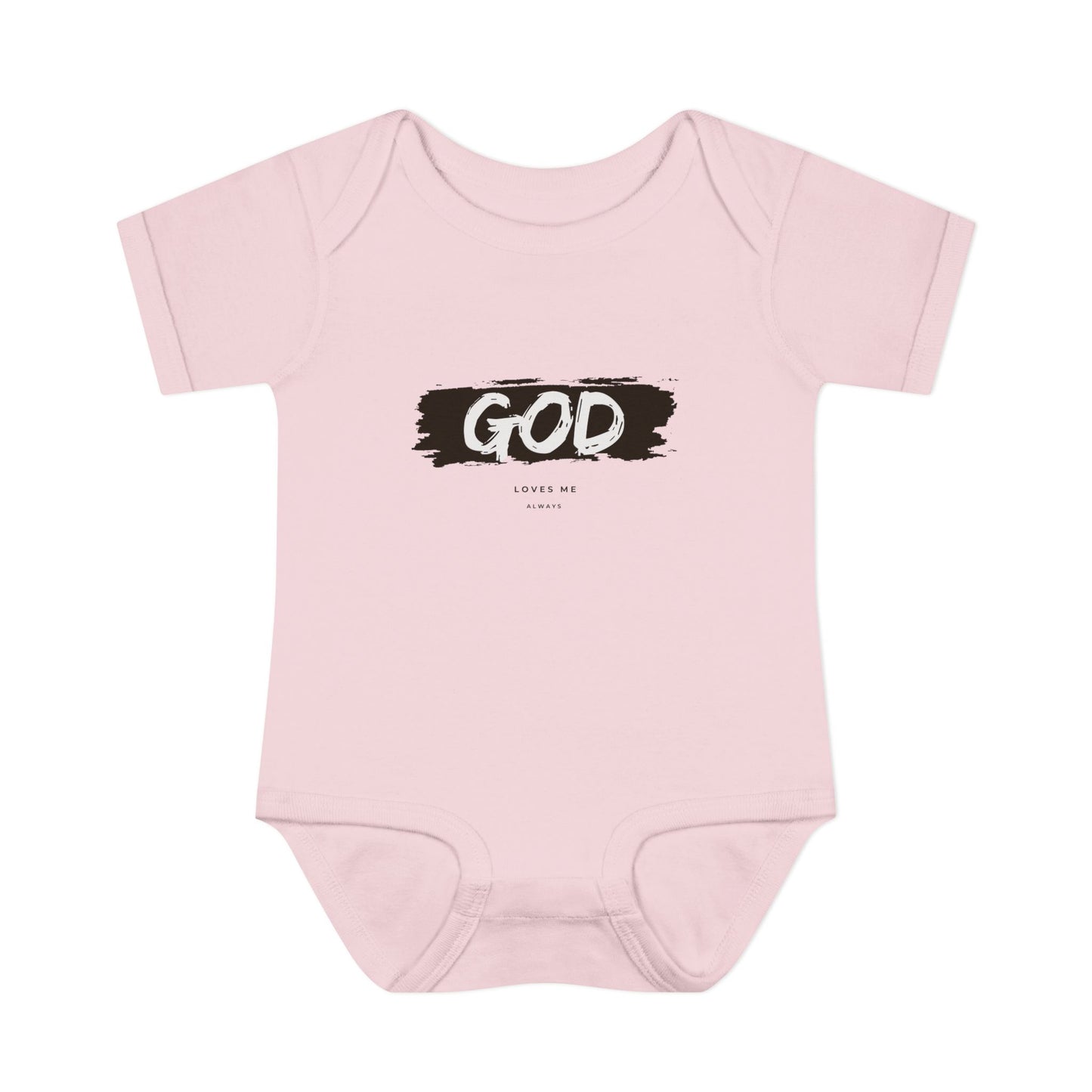God Loves Me ALWAYS Baby Onesie