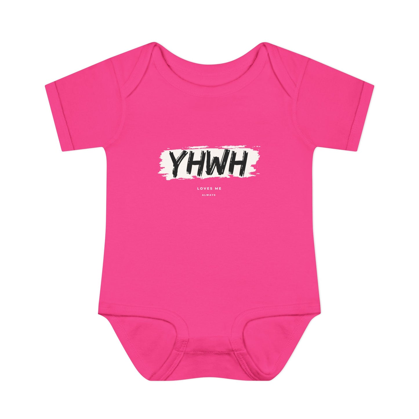 YHWH Loves Me ALways Baby Onesie