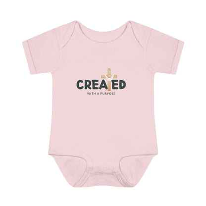 Created With A Purpose X Baby Onesie
