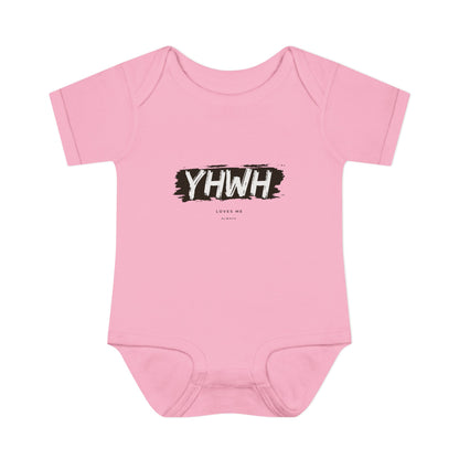 YHWH Loves Me ALways Baby Onesie