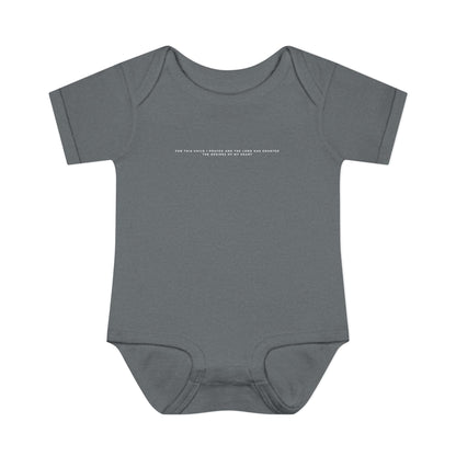 For this Child I prayed Minimalistic Baby Onesie