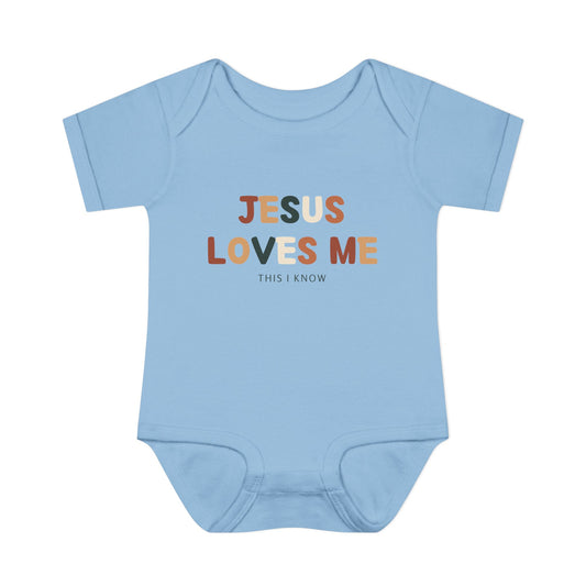 Jesus Loves Me This I Know Baby Onesie