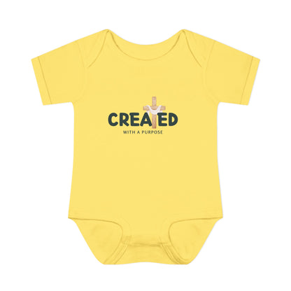 Created With A Purpose X Baby Onesie